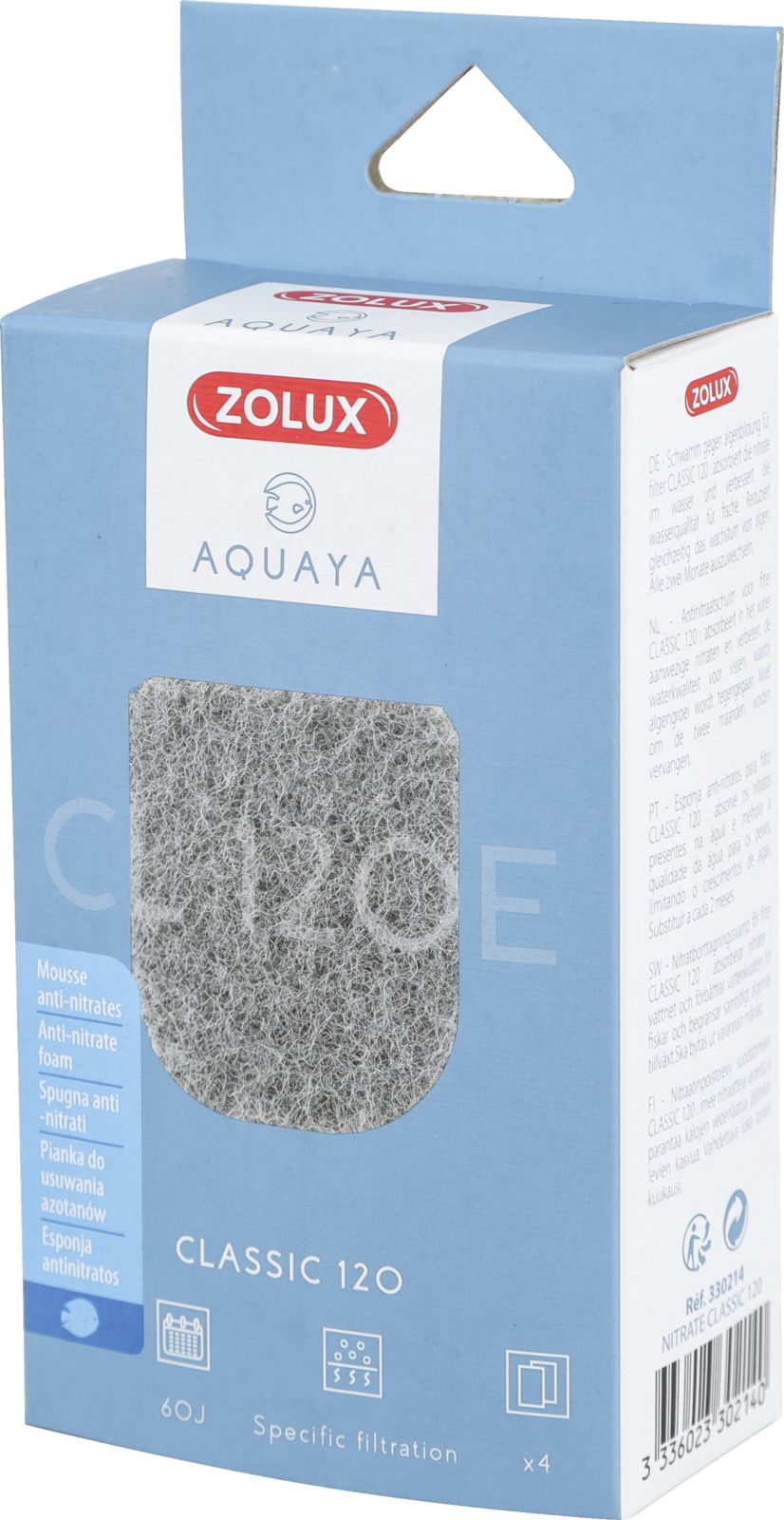Zolux AQUAYA Wkład Nitrate Classic 120