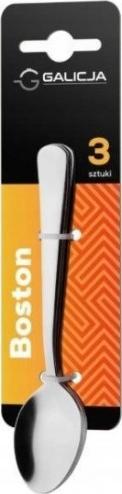 Galicja Łyżeczka Boston 3 szt srebrna