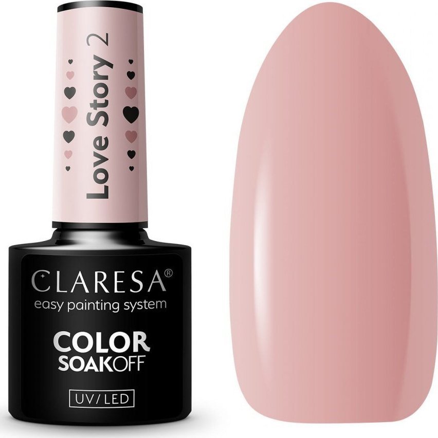 Activeshop CLARESA Lakier Hybrydowy LOVE STORY 2 - 5g