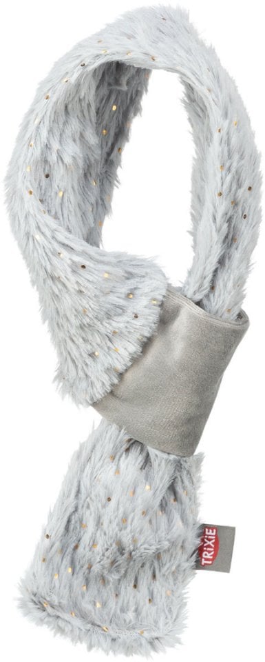 Trixie Xmas Szalik dla psa szary, L:90 cm