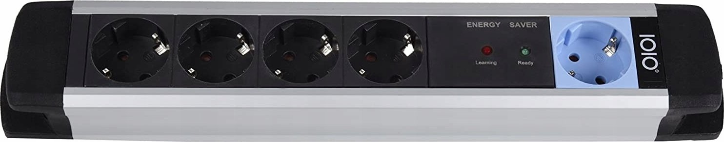 Listwa zasilająca Olympia 5 gniazd 1.5 m czarno-srebrna (41250)