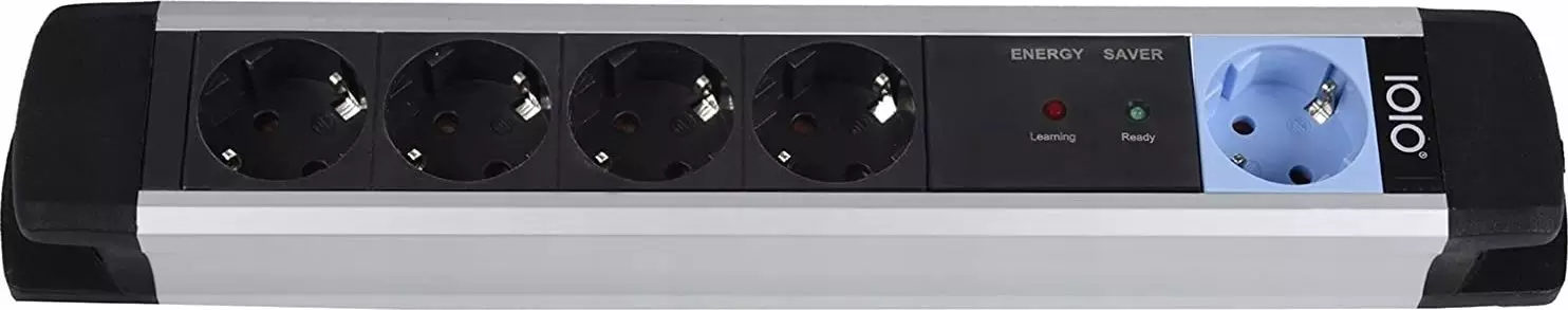 Listwa zasilająca Olympia 5 gniazd 1.5 m czarno-srebrna (41250)