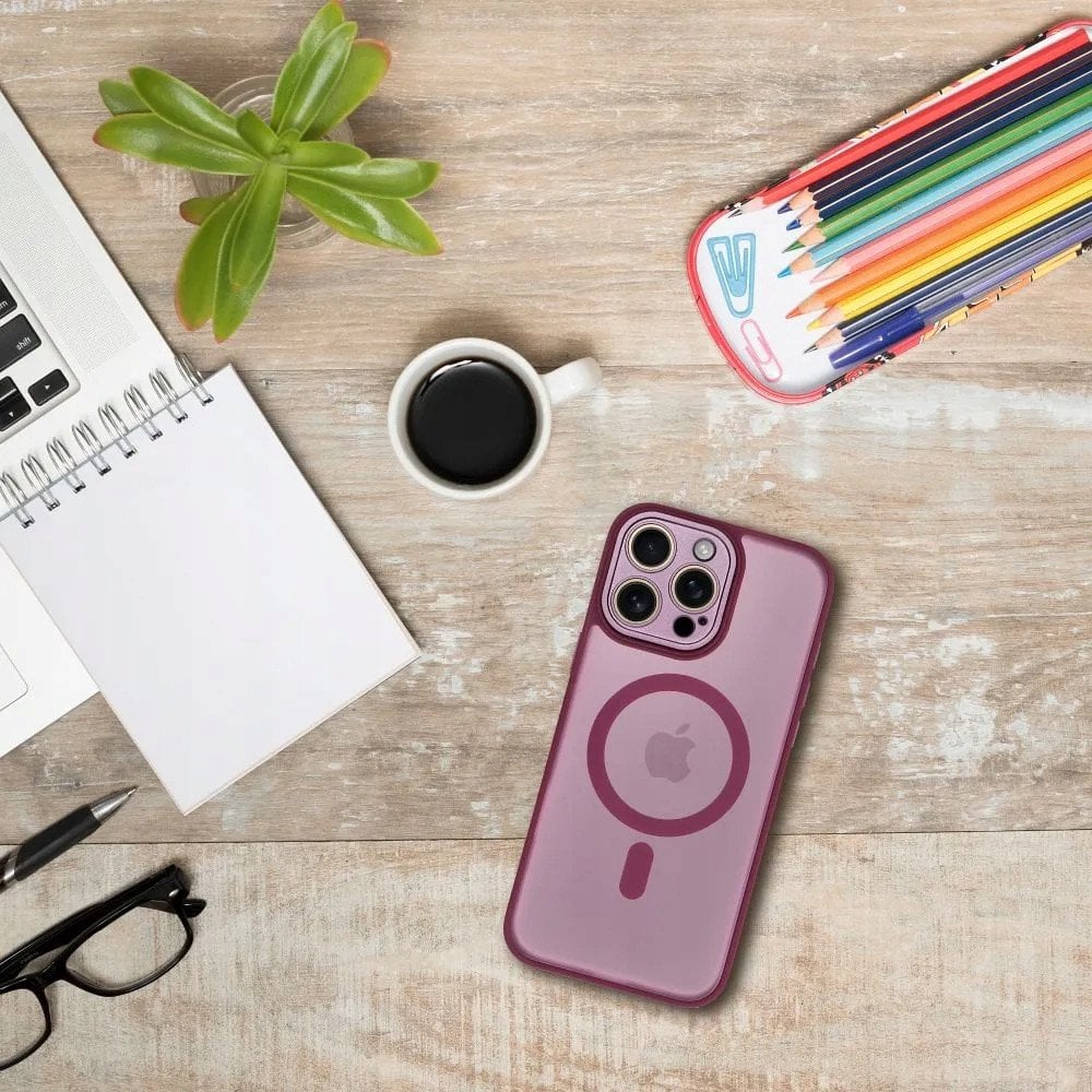 Futerał VARIETE MAG COVER kompatybilny z MagSafe do IPHONE 17 PRO fioletowy