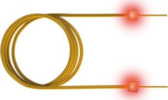 SACON saCon światłowodowy kabel krosowy LED duplex 9/125m OS2, LC/LC, żółty, 2 m