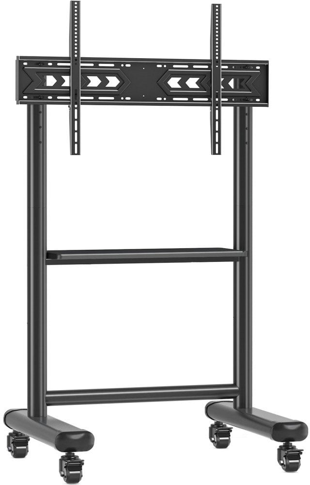 Techly Stojak Mobilny do Telewizora 60-86 Cali 68kg z Półką AV (ICA-TR533BK)