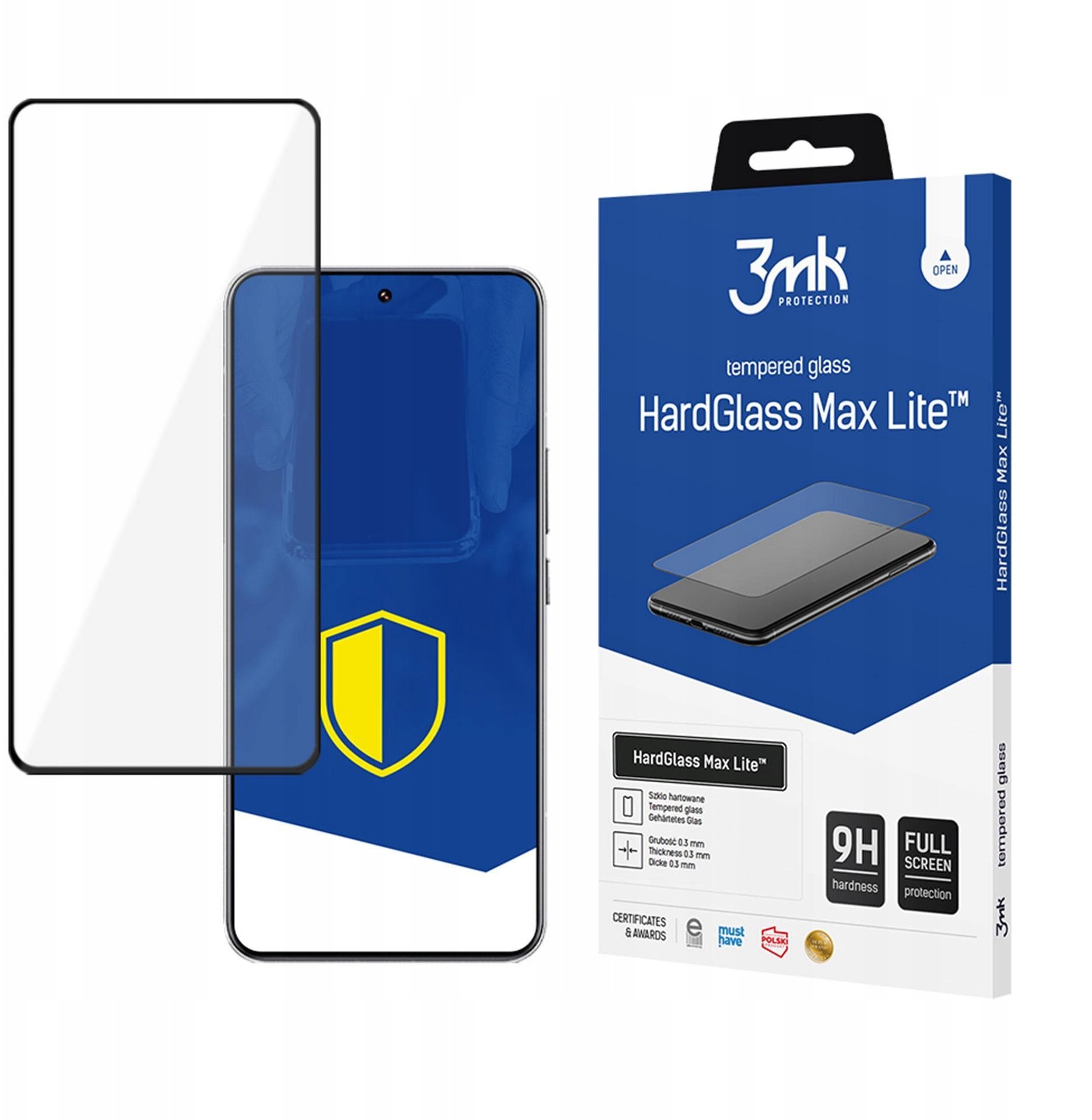 3mk HardGlass Max Lite Black pro Xiaomi 15 Ultra