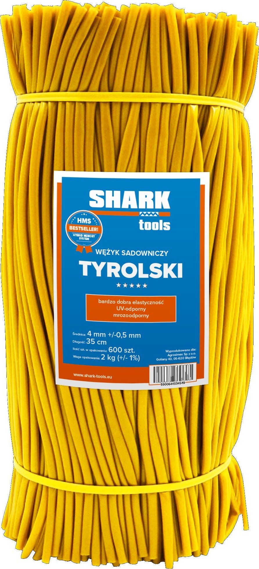 SHARK Tools Wężyk sadowniczy cięty żółty