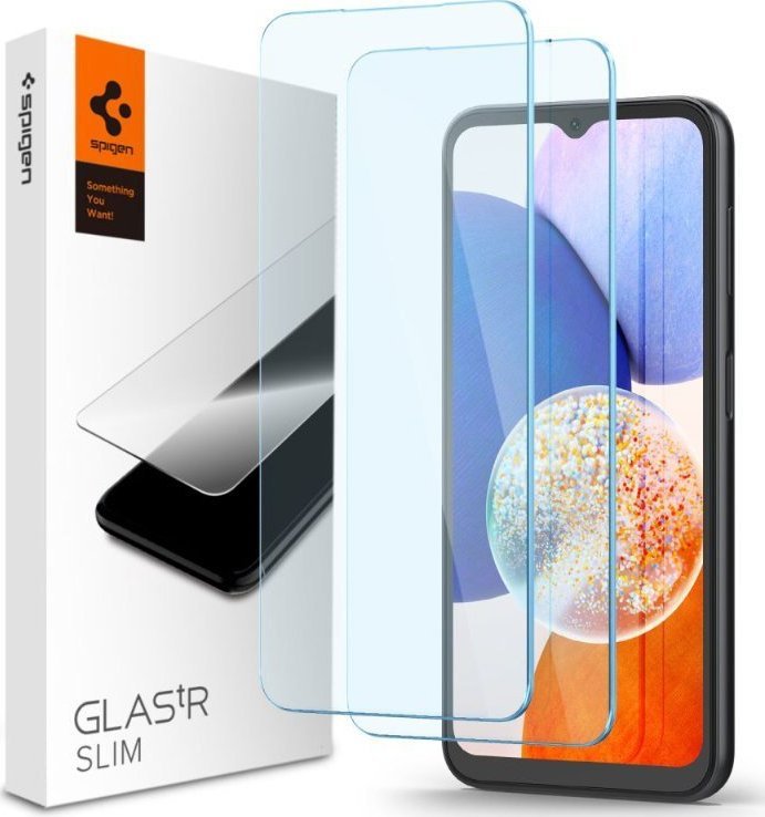 Spigen Spigen Glas.TR Slim 2-Pack - Szkło hartowane do Samsung Galaxy A14 5G