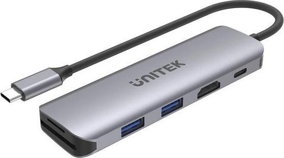 Stacja/replikator Unitek 2x USB 3.1, PD 100W, SD/microSD, HDMI (H1107D)