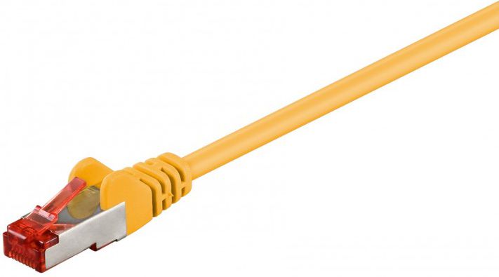 Goobay Patchcord, CAT6, S/FTP, 1m, żółty (95473)