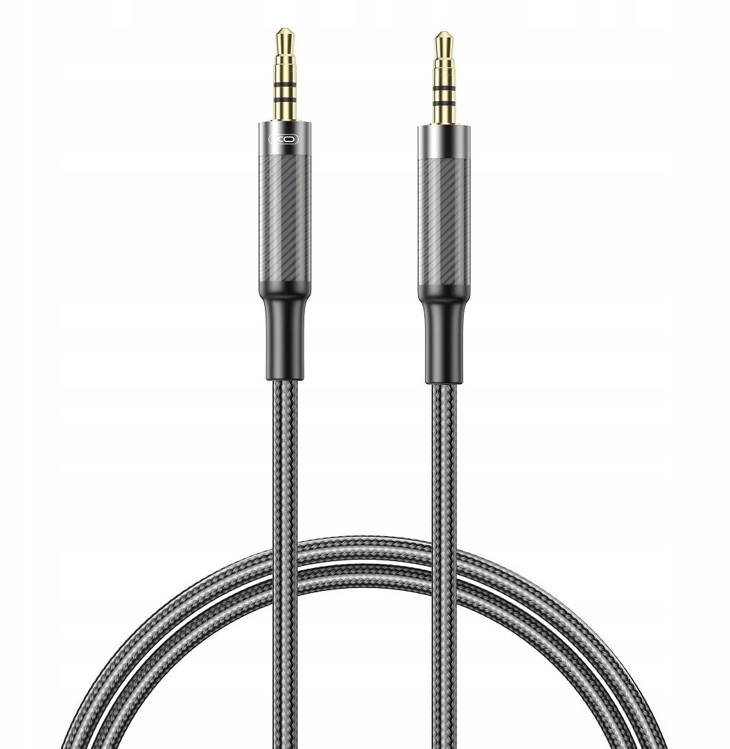 XO kabel audio NB-R279C jack 3,5mm - jack 3,5mm 1,0m czarny