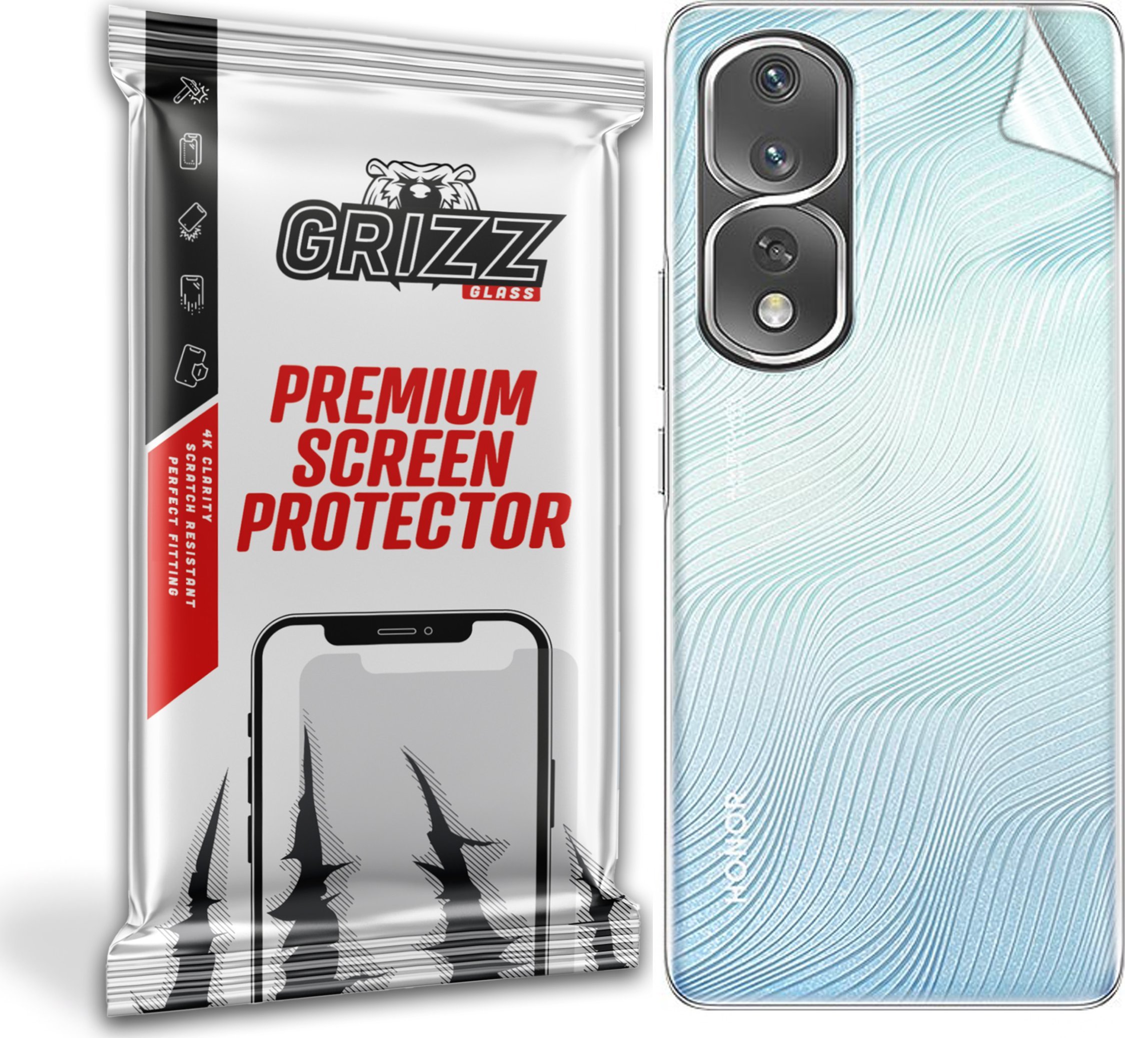 GrizzGlass Folia na tył GrizzGlass SatinSkin do Honor 80 Pro