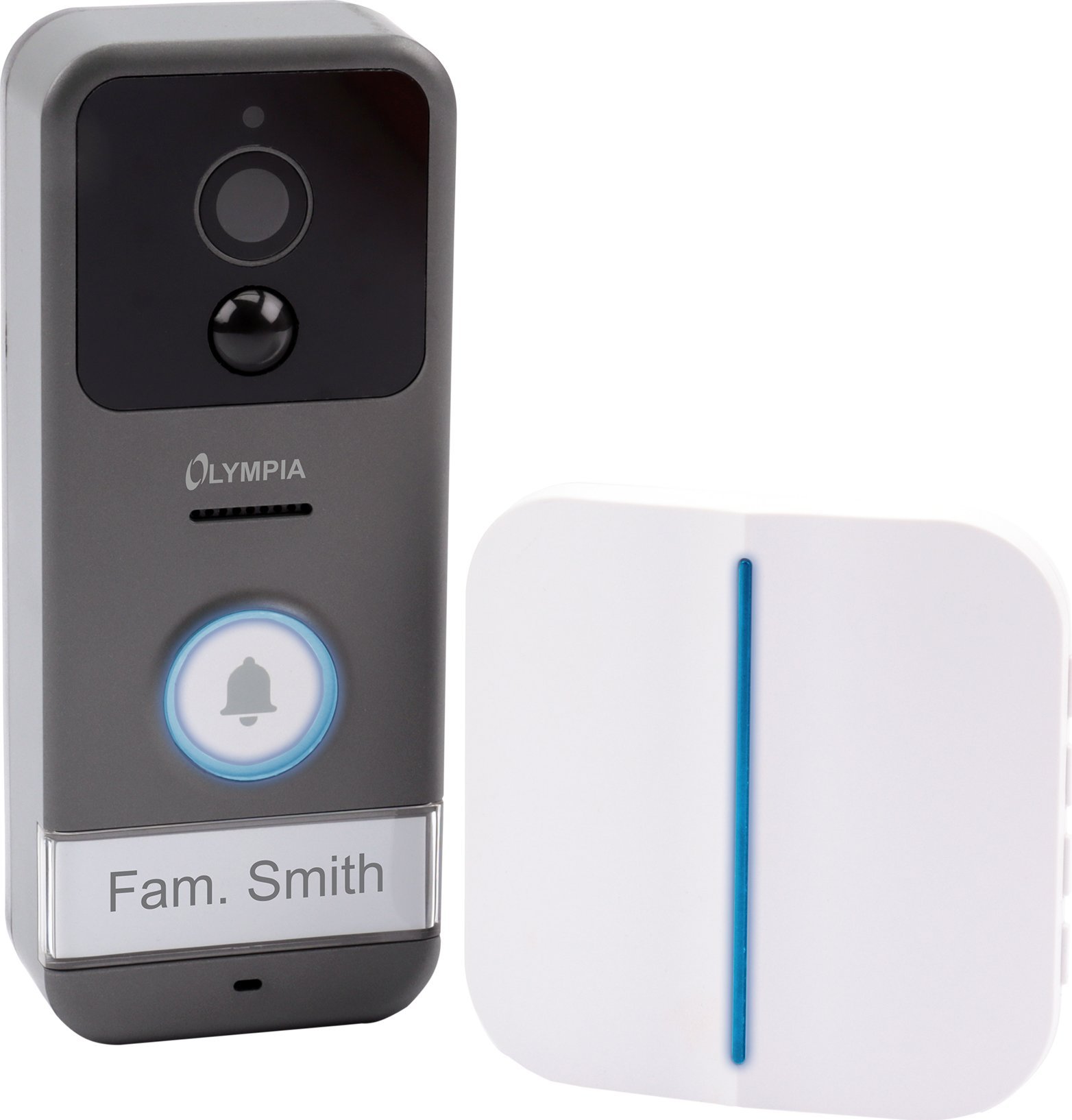 Olympia Olympia Video Doorbell VDB 824YA-Digitaler Gong DC 433