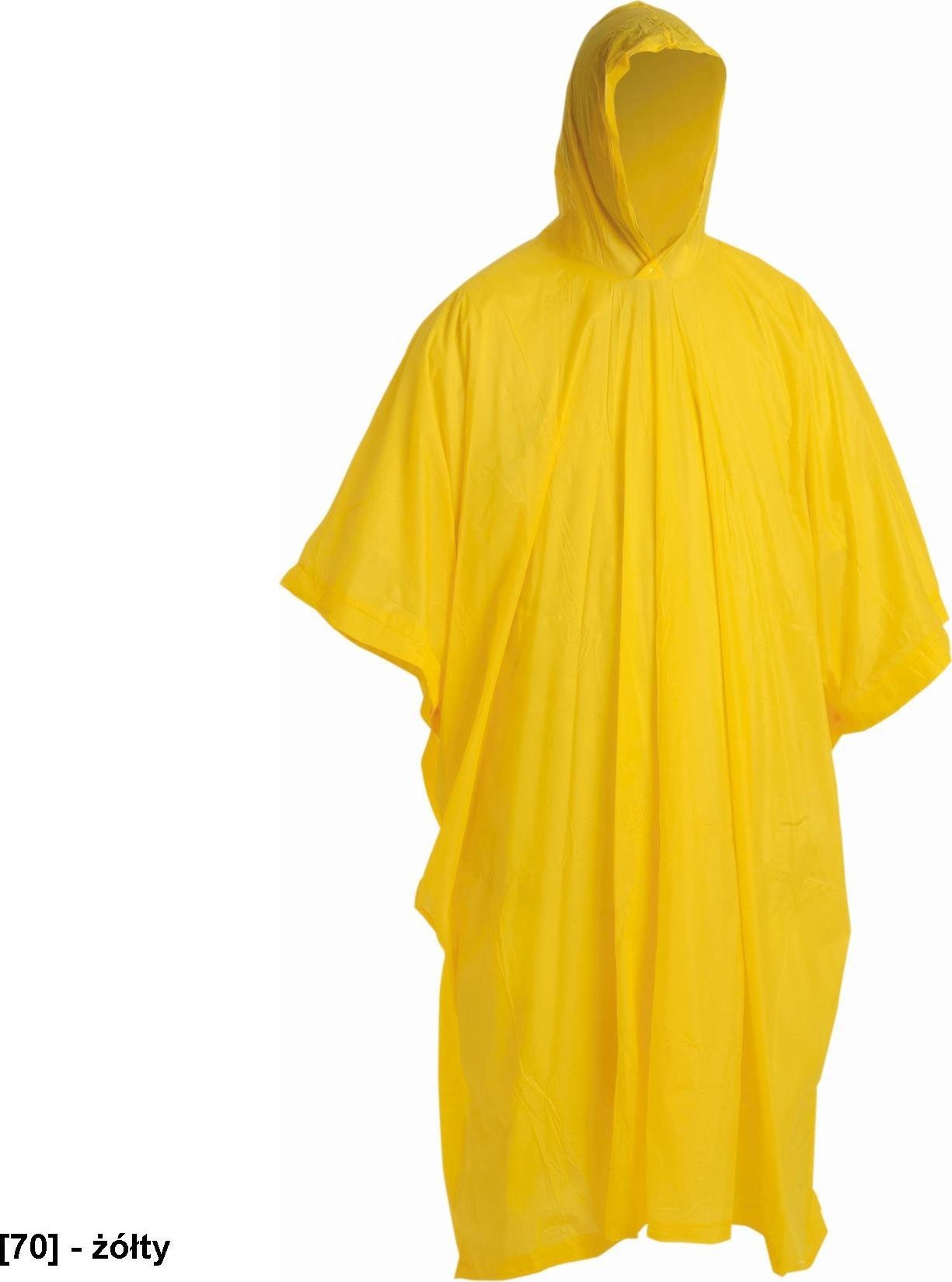CERVA PONCHO PVC - płaszcz - żółty