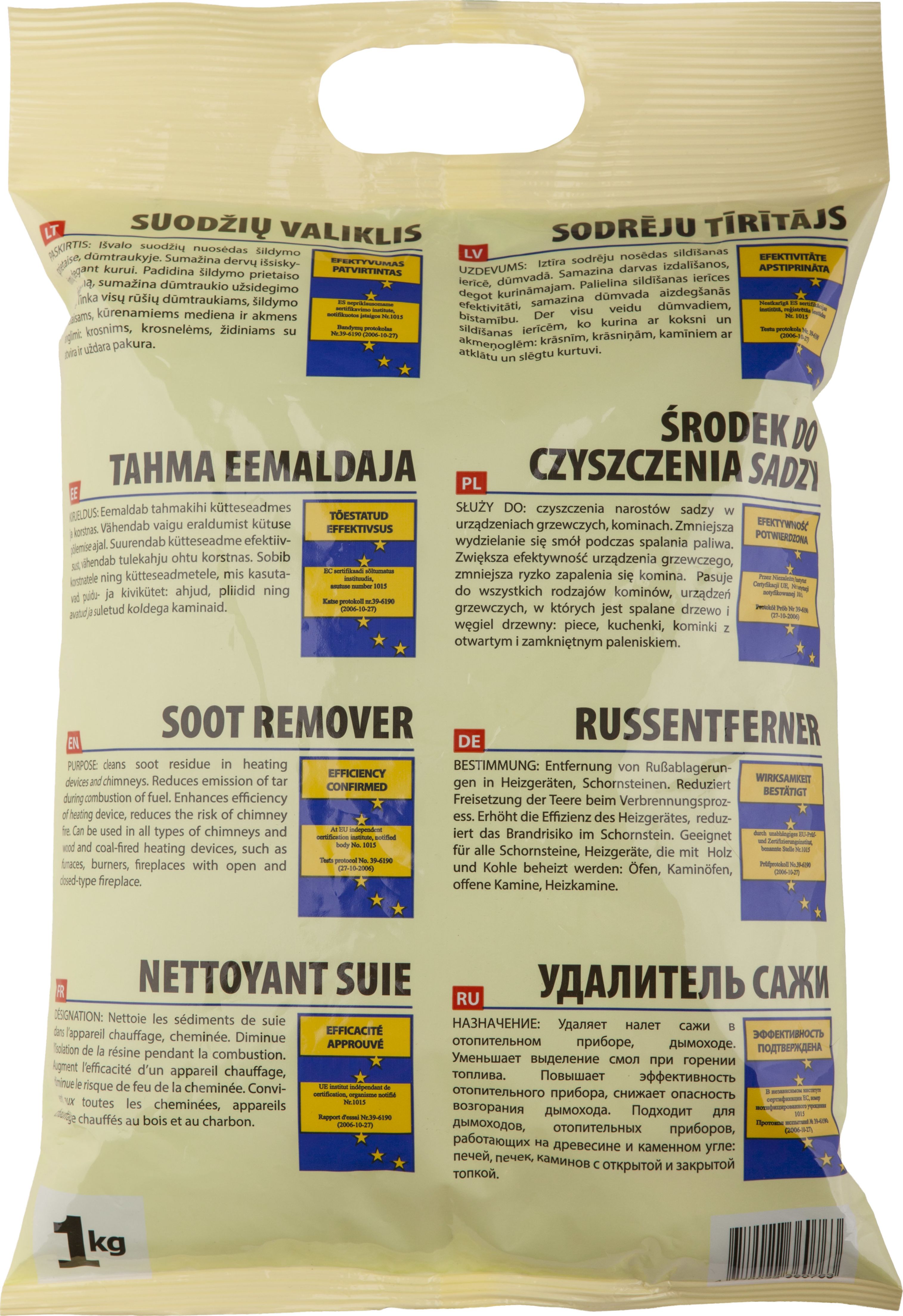 Hansa Suodžių valiklis, 1kg