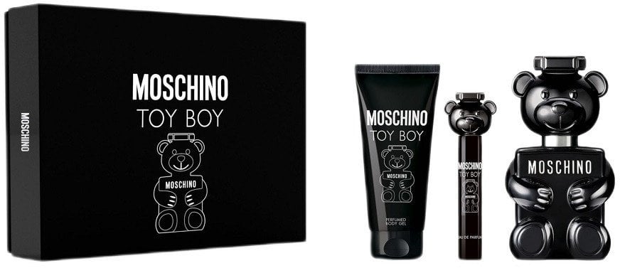 SET MOSCHINO Toy Boy EDP spray 100ml + SHOWER GEL 100ml + MINIATURA EDP spray 10ml