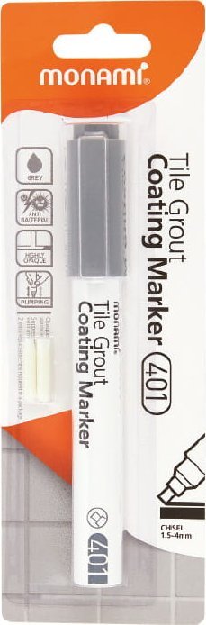 Monami Marker Do Fug Tile Grout Coating 401 Szary Monami + Wymienne Końcówki