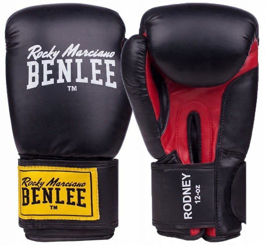 Bokso pirštinės Benlee Rodney, juodos/raudonos