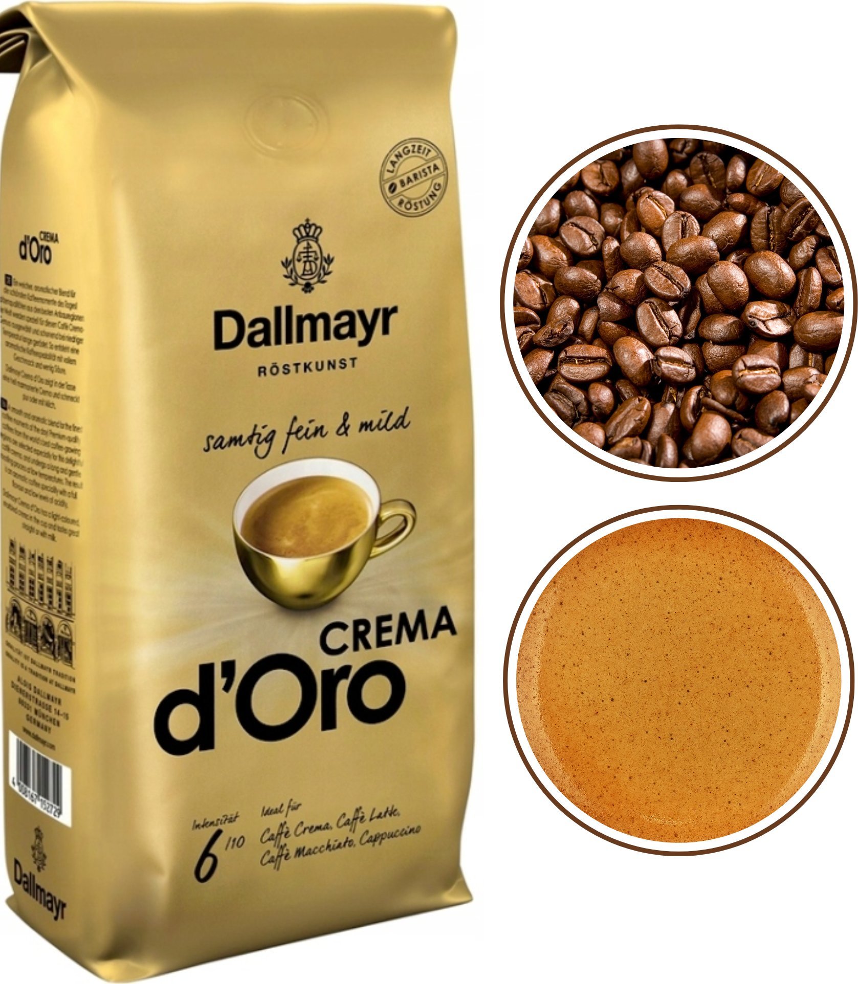 Kawa ziarnista Dallmayr Crema D'Oro 1 kg