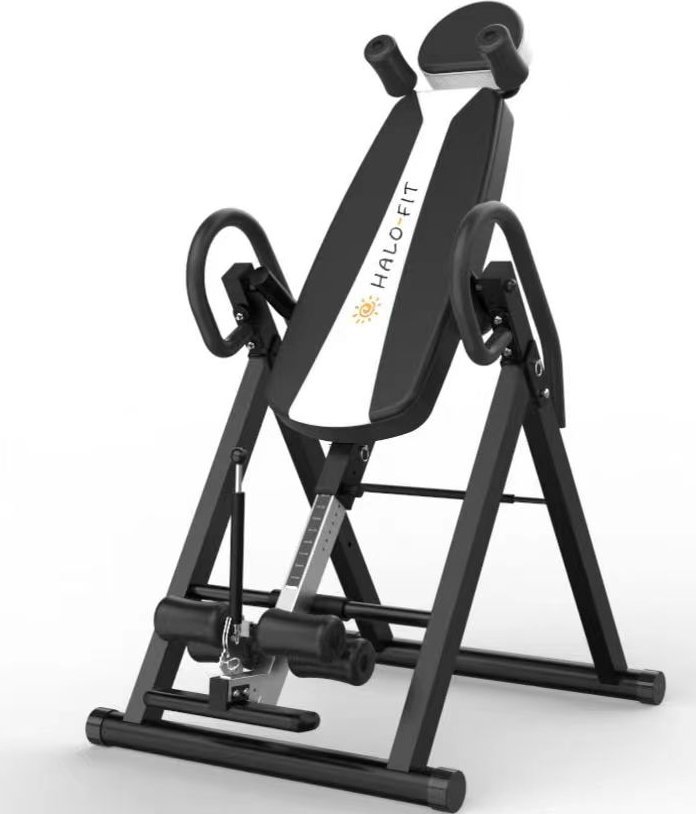 Ławka Grawitacyjna Inwersyjna Treningowa Rehabilitacyjn Halo-Fit 150 kg czarna