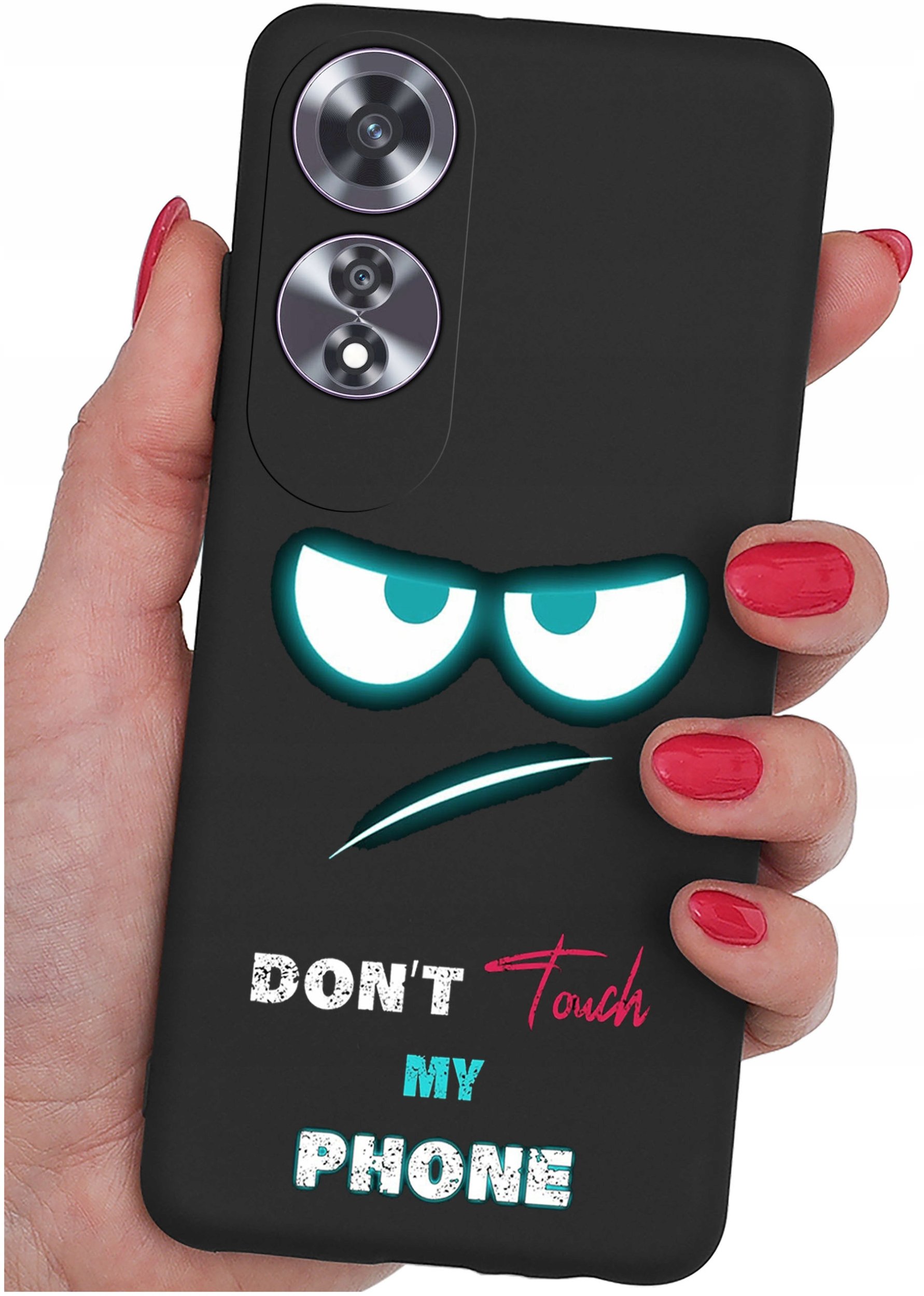 Etui do Oppo A60 4G WZORY |SILIKONOWE MATT CASE + SZKŁO 9H