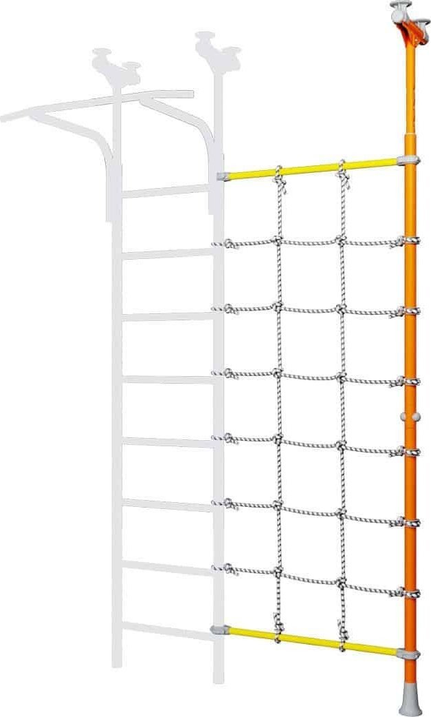 Małpiszon Słupek rozporowy z siatką do drabinki pomarańczowy Kometa