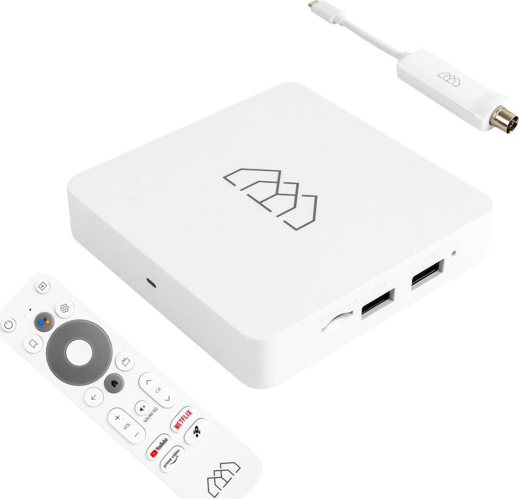 Odtwarzacz multimedialny Homatics Android TV Box Homatics R 4K Lite Wifi 2GB RAM/8GB ROM + dekoder DVB-T2 H.265