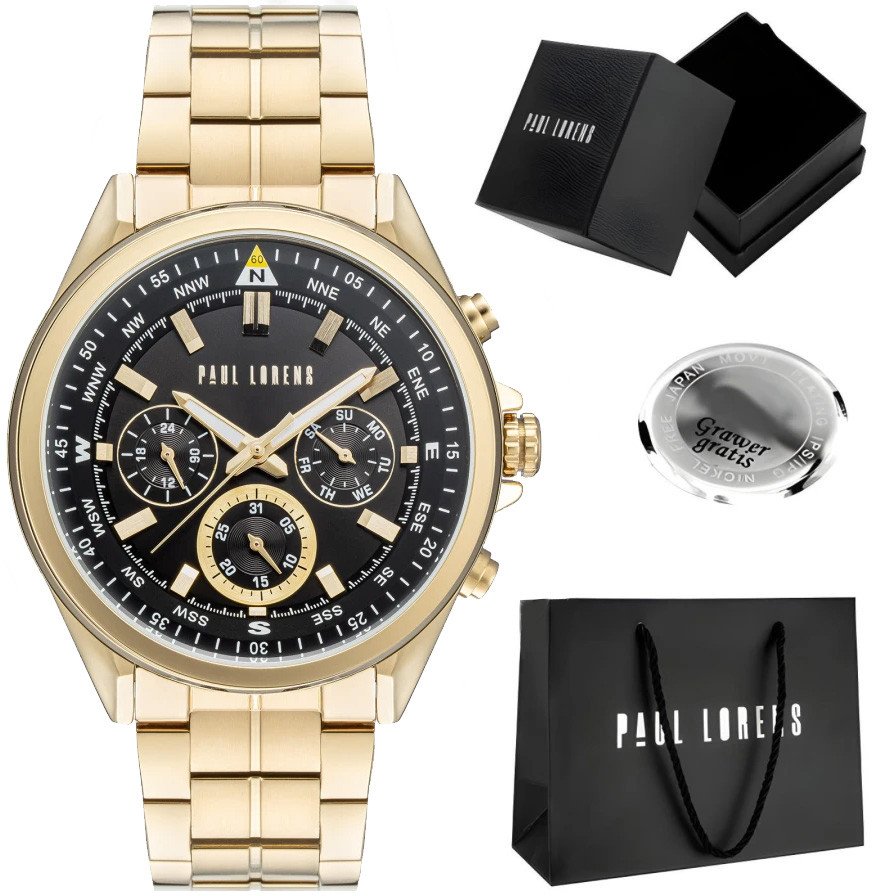 Zegarek męski Paul Lorens - KODARI-1D1 Z GRAWEREM