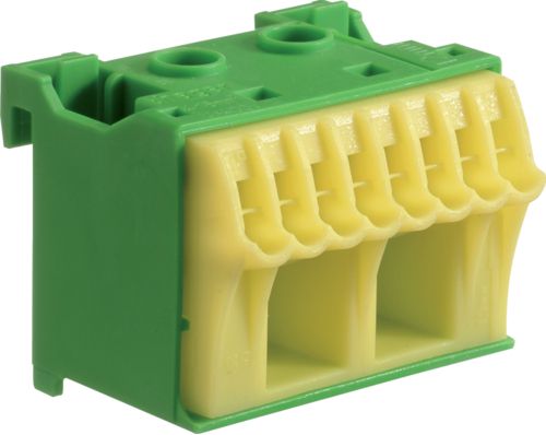 Hager Blok samozacisków 63A QC zielony 10 przyłączy 33 x 45 x 45mm (KN10E)