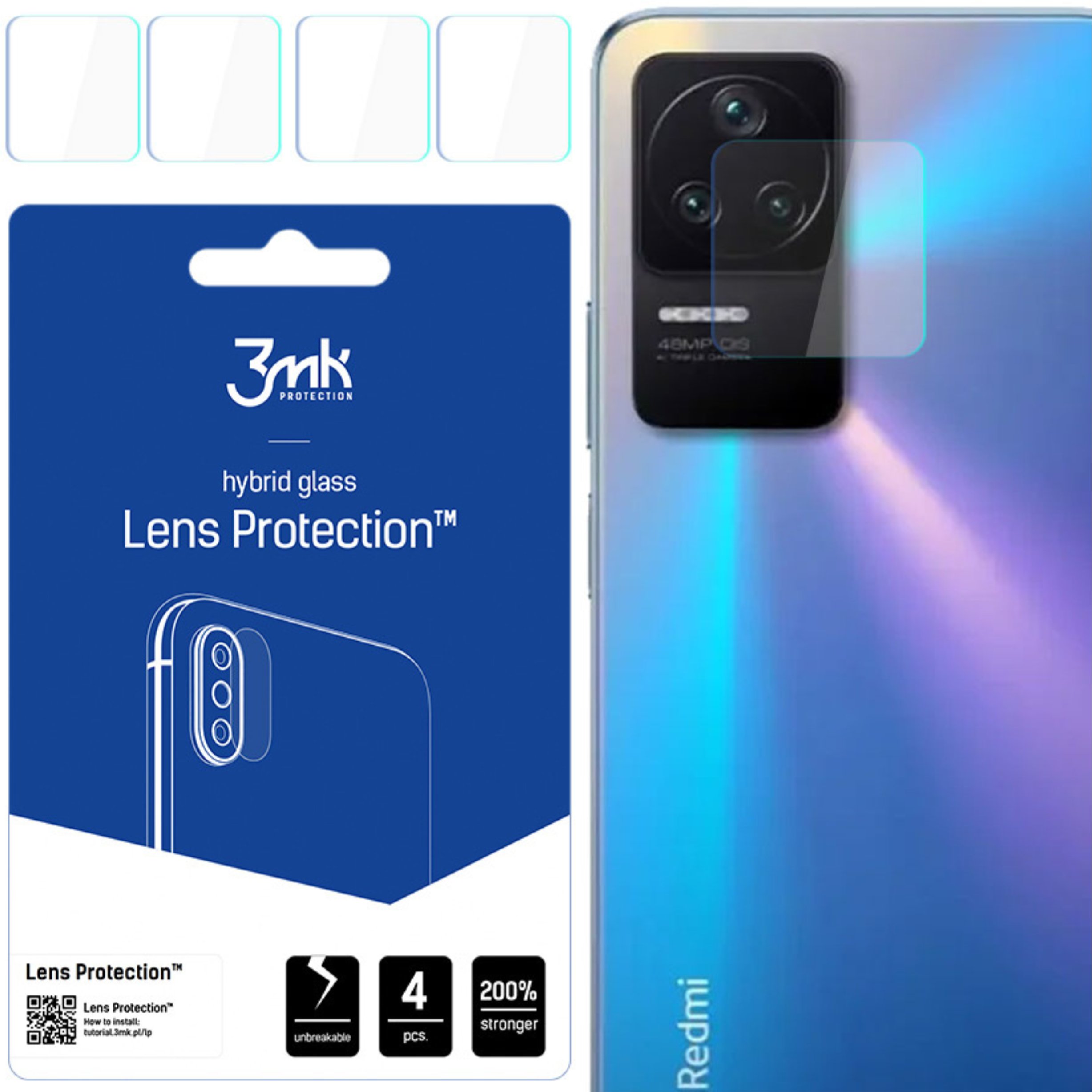 XIAOMI REDMI K40S - 3MK LENS PROTECTION