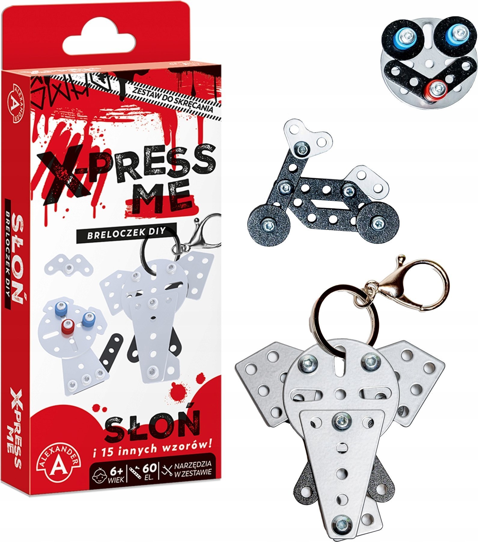 Alexander BRELOK DO SKREC MET SLON 15WZOR 8X2X18 ALX PUD