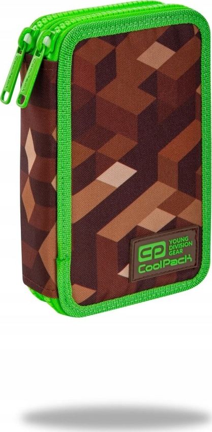 Piórnik Coolpack Piórnik podwójny z wyposażeniem Jumper 2 piksele jak minecraf