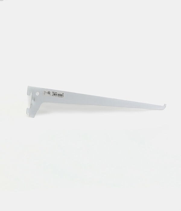 BRACKET SINGLE SLOT 300 MM WHITE