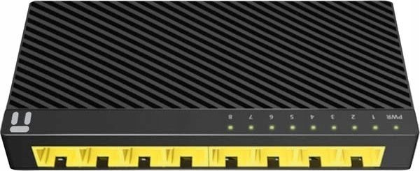 Switch Netis Netis System ST3108GC łącza sieciowe Nie zarządzany Gigabit Ethernet (10/100/1000) Czarny