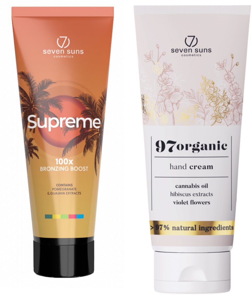 7suns Supreme Bronzer 250ml + Krem Do Rąk 75ml Gratis