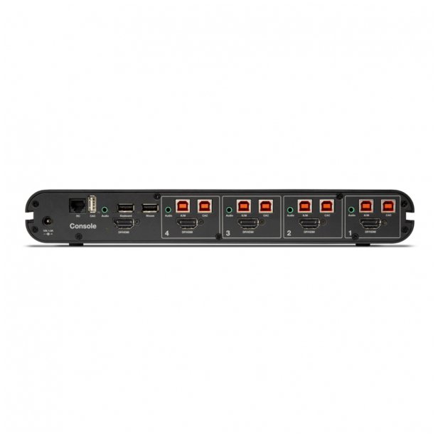 Przełącznik Belkin F1DN104KVM-UN-4 (4-Port Single Head DP/HDMI to DP/HDMI Video Secure Desktop KVM Switch PP40)