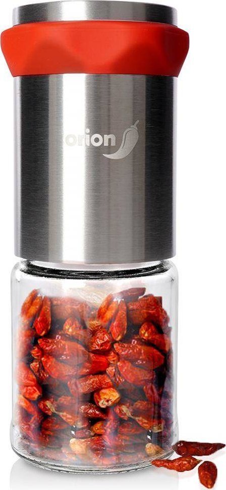 Młynek do przypraw Orion Młynek ręczny do mielenia chilli przypraw stalowy 14 cm