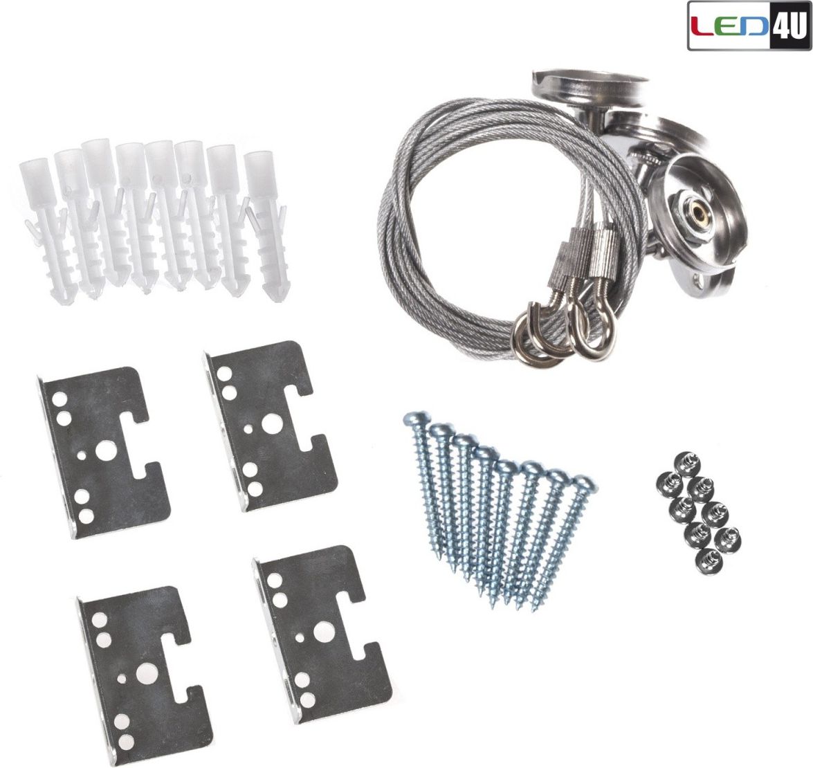 Maclean Linki do montażu panelu led sufitowego (LD159)