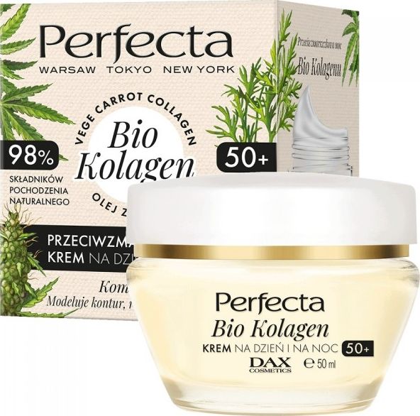 Perfecta Bio Kolagen 50+ przeciwzmarszczkowy krem na dzień i na noc 50ml
