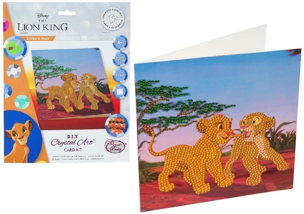 Pro Kids Diamentowa mozaika Simba i Nela 18x18cm