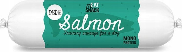 Paka Zwierzaka PEPE Kiełbaska Salmon (łosoś) 200g