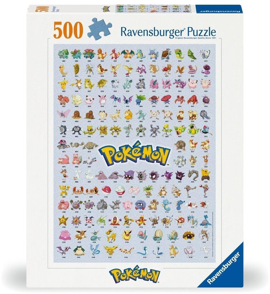 Puzzle 500 2D: Pokemon Postacie
