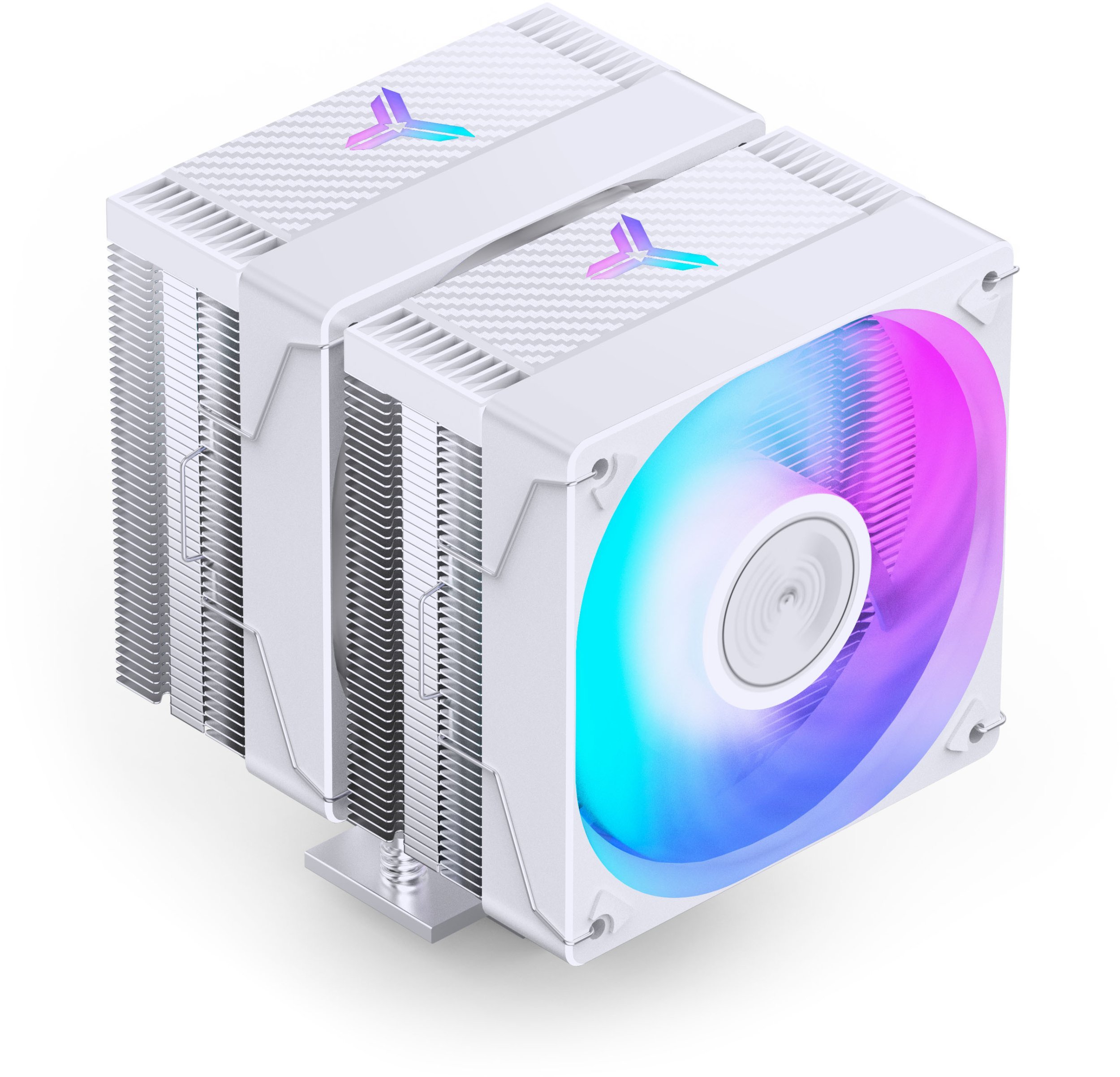 Jonsbo CR-3000E CPU-Kühler, Dual-Tower, RGB - 120mm, weiß