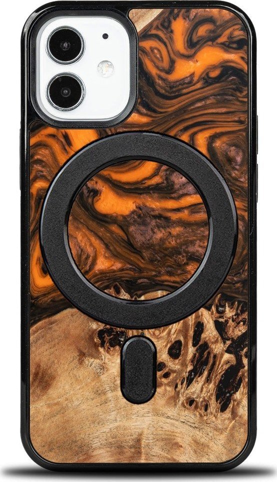 BeWood Etui Bewood Unique na iPhone 12 Mini - Orange z MagSafe