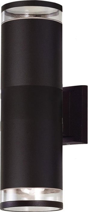 Kinkiet Lumes Czarna lampa ścienna tuba na taras - S310-Himer