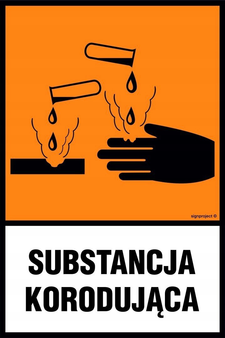 LB005 - Substancja korodująca 250x375