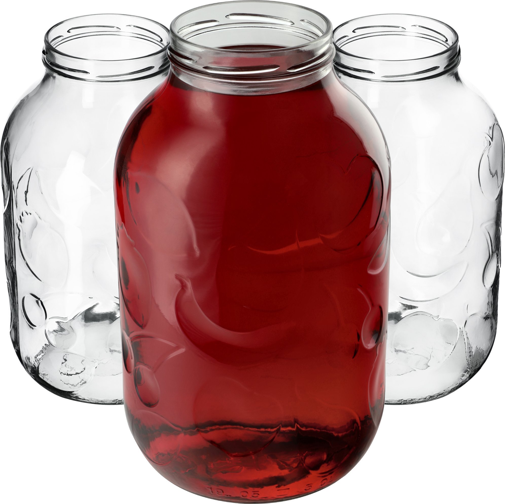 KADAX Słój Alen 5000ml 100mm bez wieczka 4szt