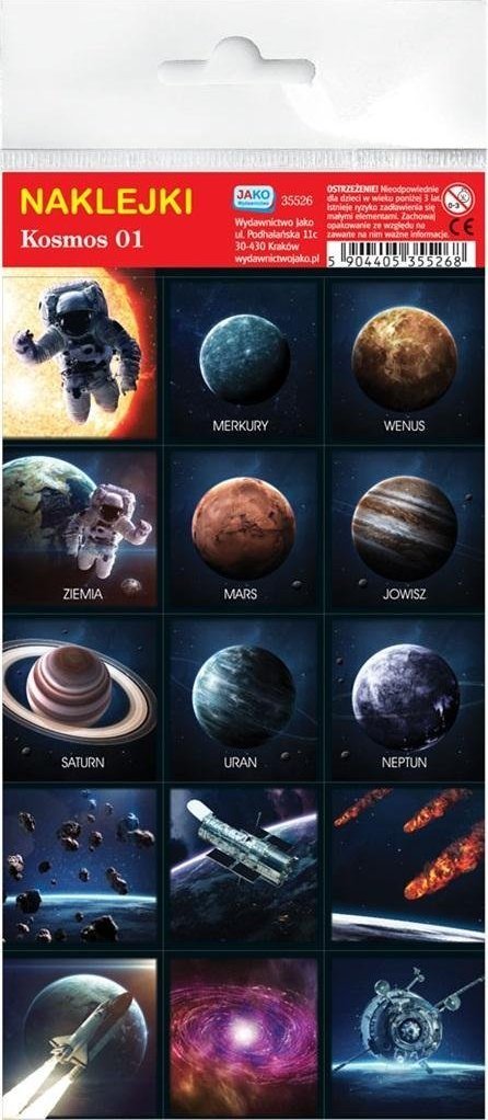 Wydawnictwo Jako Naklejki. Kosmos