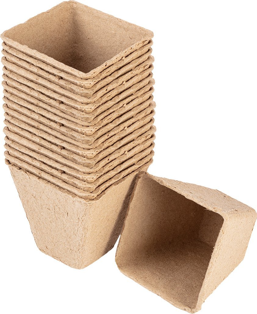 Verto Rozsadniki torfowe: 8 x 8 x 7.8 cm, 18 sztuk