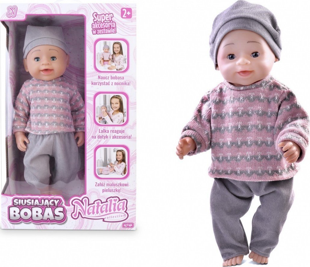 Artyk Lalka Natalia bobas siusiający 43cm 170645